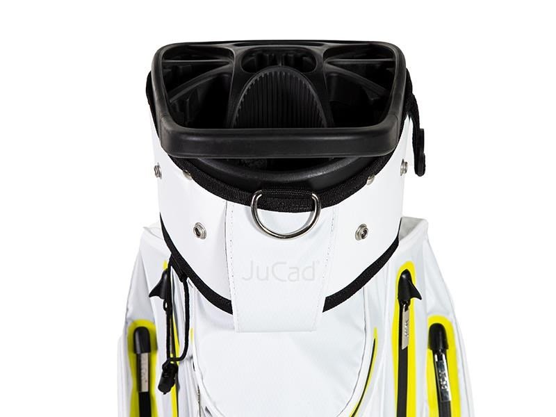 JuCad Silence Dry cart bag, blanc/jaune