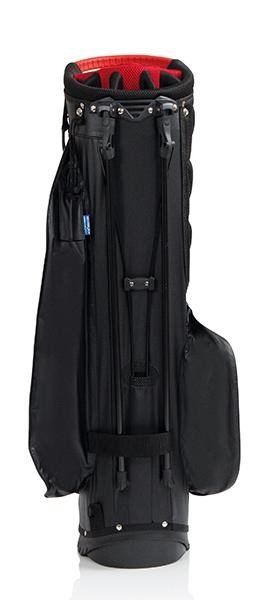 JuCad Waterproof 2in1 stand bag, noir/blanc/rouge
