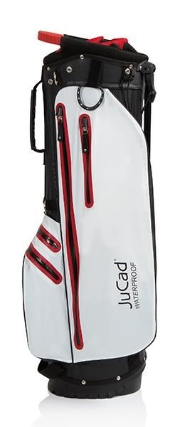 JuCad Waterproof 2in1 stand bag, noir/blanc/rouge
