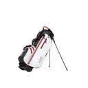 JuCad Waterproof 2in1 stand bag, noir/blanc/rouge