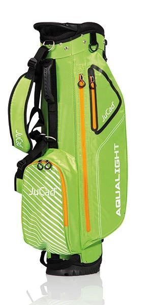 JuCad Aqualight Waterproof 2in1 stand bag, vert/blanc