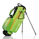 JuCad Aqualight Waterproof 2in1 stand bag, vert/blanc