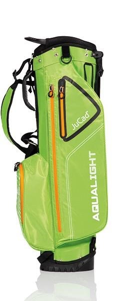 JuCad Aqualight Waterproof 2in1 stand bag, vert/blanc