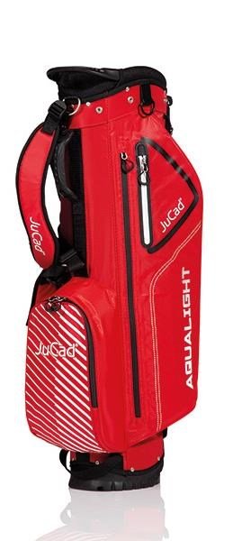 JuCad Aqualight Waterproof 2in1 stand bag, rouge/blanc