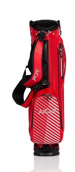 JuCad Aqualight Waterproof 2in1 stand bag, rouge/blanc