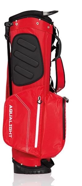 JuCad Aqualight Waterproof 2in1 stand bag, rouge/blanc