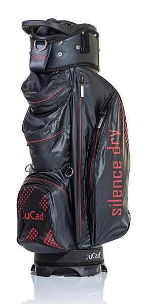 JuCad Silence Dry cart bag, noir/rouge