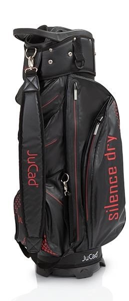 JuCad Silence Dry cart bag, noir/rouge