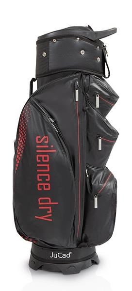 JuCad Silence Dry cart bag, noir/rouge