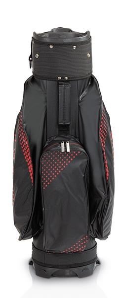 JuCad Silence Dry cart bag, noir/rouge