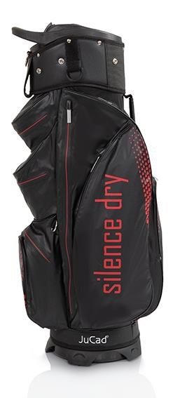 JuCad Silence Dry cart bag, noir/rouge