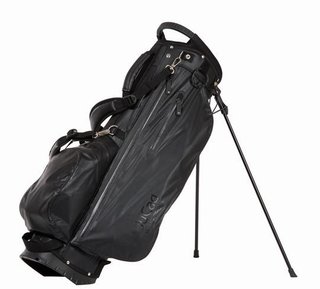 JuCad Waterproof 2in1 stand bag, noir