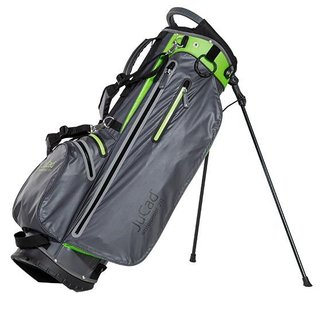JuCad Waterproof 2in1 stand bag, gris/vert