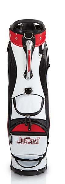 JuCad Bag To Roll cart bag, noir/blanc/rouge