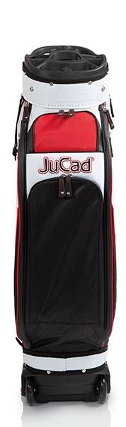 JuCad Bag To Roll cart bag, noir/blanc/rouge