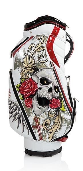 JuCad Luxury cart bag, blanc