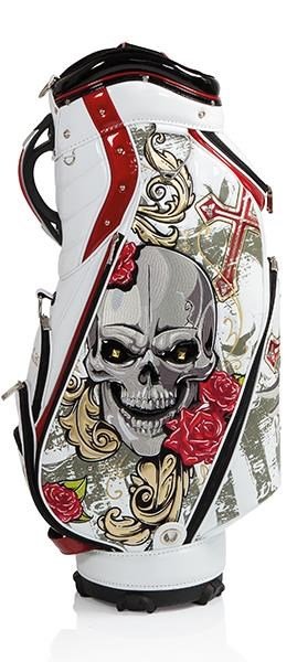 JuCad Luxury cart bag, blanc