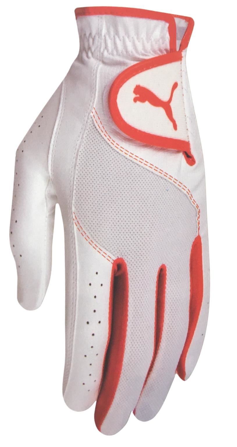 Puma Golf Puma Sport Performance gant de golf junior, blanc/orange vif
