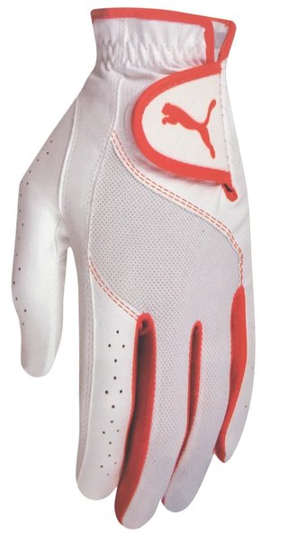 Puma Golf Puma Sport Performance gant de golf junior, blanc/orange vif