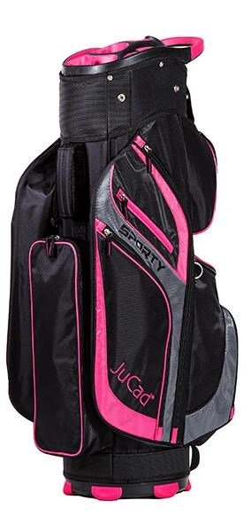 JuCad Sporty cart bag, noir/rose