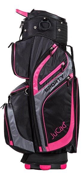 JuCad Sporty cart bag, noir/rose