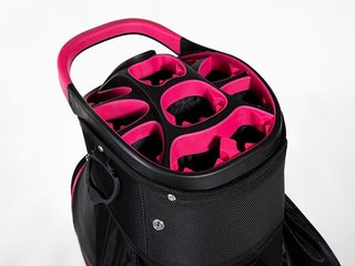 JuCad Sporty cart bag, noir/rose