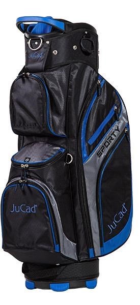JuCad Sporty cart bag, noir/bleu