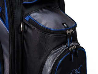 JuCad Sporty cart bag, noir/bleu