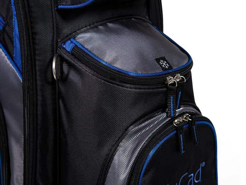 JuCad Sporty cart bag, noir/bleu