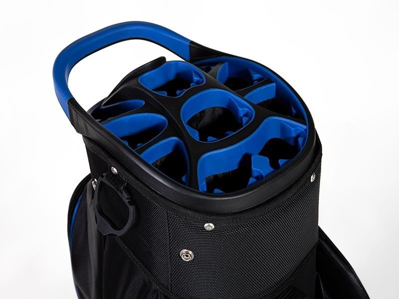 JuCad Sporty cart bag, noir/bleu
