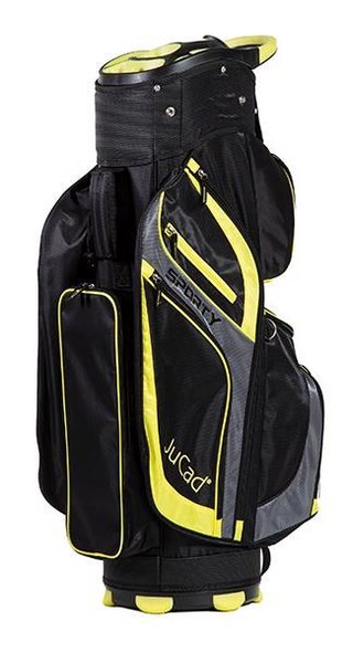JuCad Sporty cart bag, noir/jaune