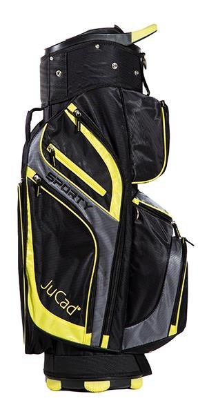 JuCad Sporty cart bag, noir/jaune