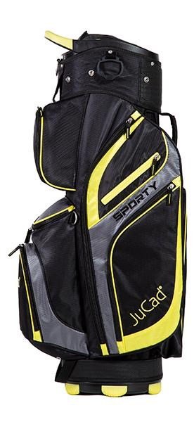 JuCad Sporty cart bag, noir/jaune