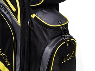 JuCad Sporty cart bag, noir/jaune