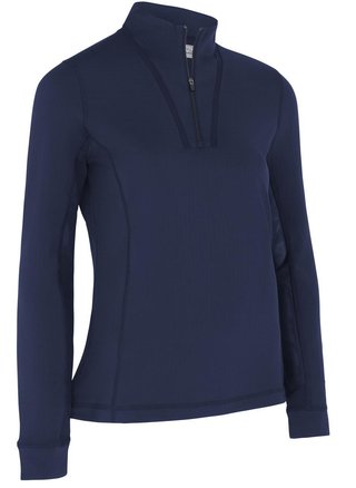 Callaway 1/4 Zip With Chev Front Seams sweat femme, peacoat