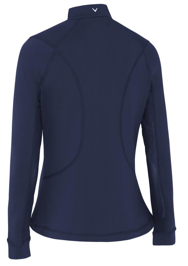 Callaway 1/4 Zip With Chev Front Seams sweat femme, peacoat