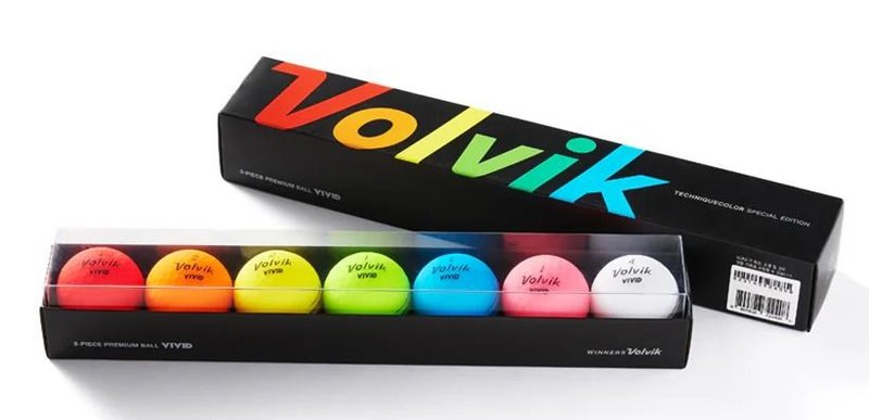 Volvik RAINBOW balles de golf, multi