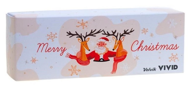 Volvik VIVID Merry Christmas balles de golf, mix de couleurs