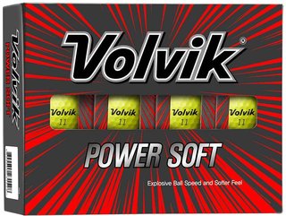 Volvik POWER Soft balles de golf, jaunes