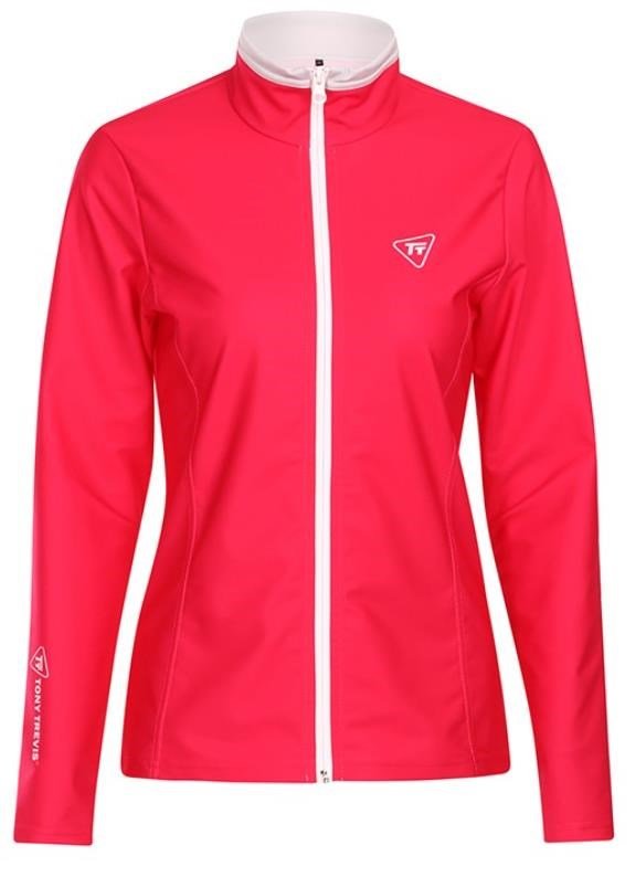Tony Trevis TT print sweat-shirt femme, rouge