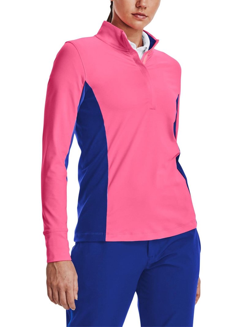 Under Armour Storm Midlayer 1/2 Zip veste femme, pink punk/versa blue