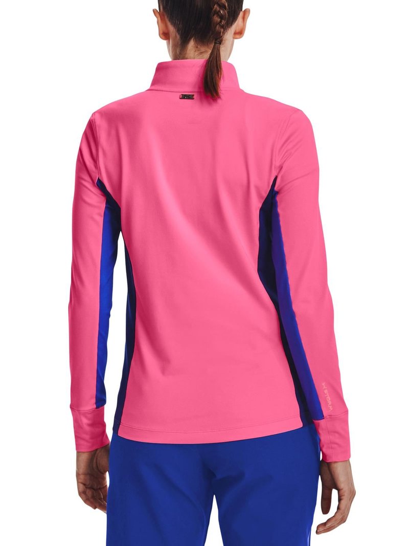 Under Armour Storm Midlayer 1/2 Zip veste femme, pink punk/versa blue