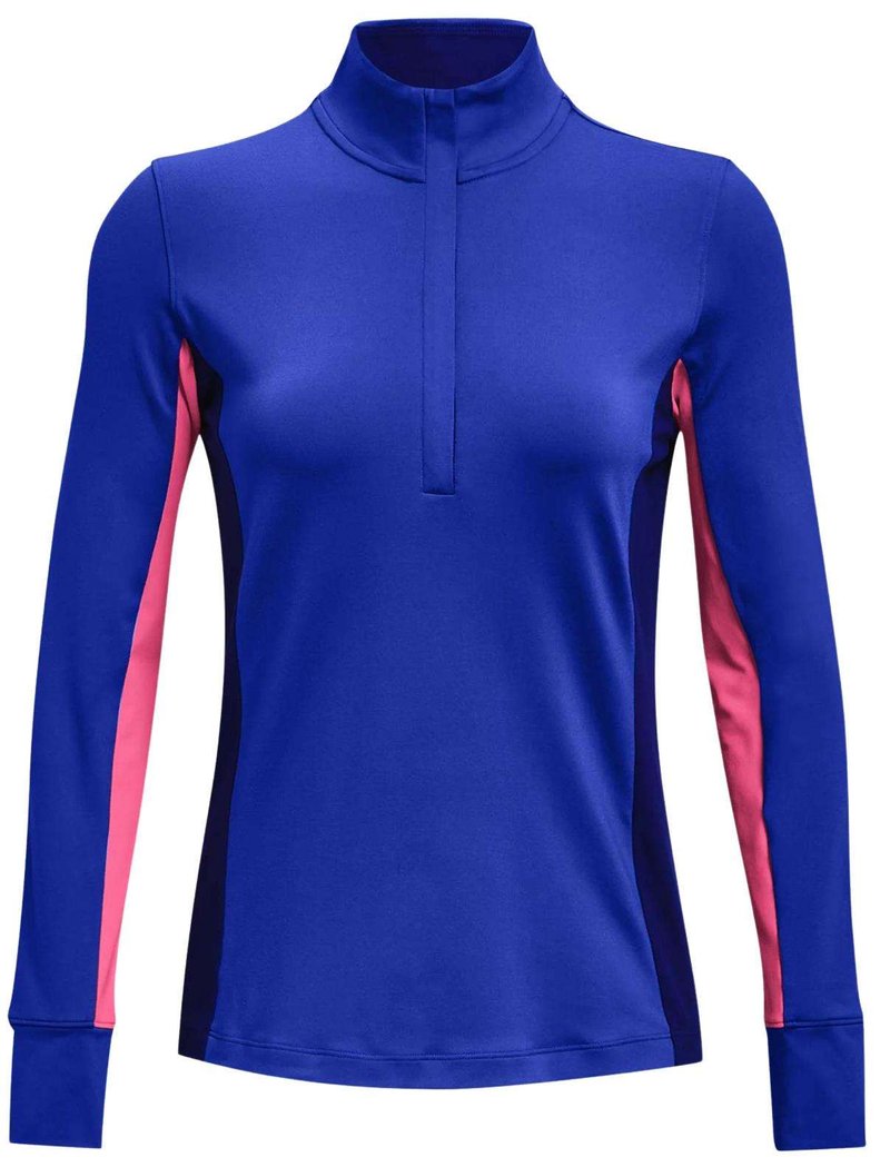 Under Armour Storm Midlayer 1/2 Zip sweat-shirt femme, versa blue/pink punk