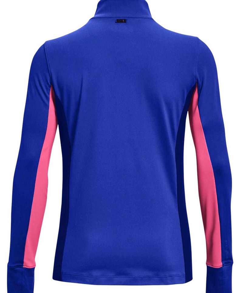 Under Armour Storm Midlayer 1/2 Zip sweat-shirt femme, versa blue/pink punk
