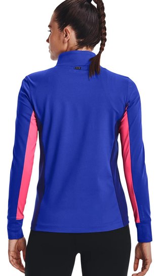 Under Armour Storm Midlayer 1/2 Zip sweat-shirt femme, versa blue/pink punk