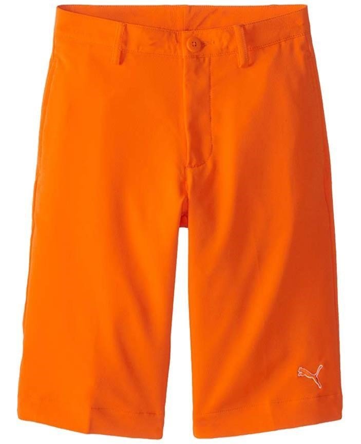 Puma Golf Tech junior short, orange vif