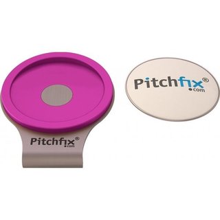 Pitchfix Cap Clip + marqueur de balle, violet