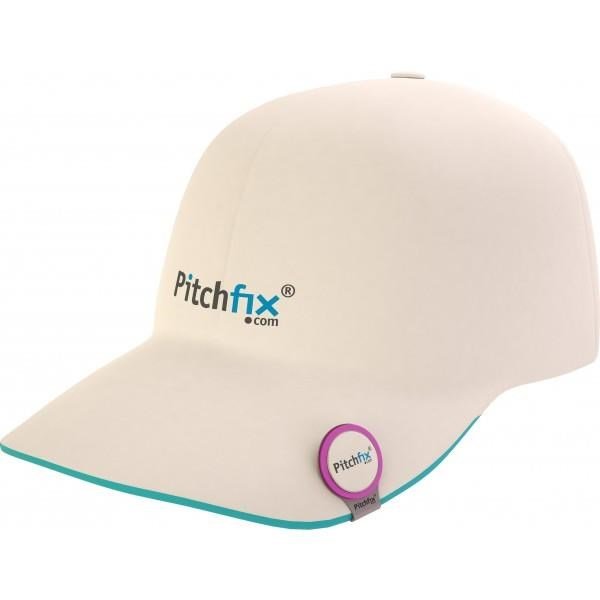 Pitchfix Cap Clip + marqueur de balle, violet