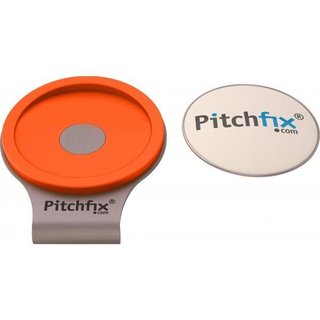 Pitchfix Cap Clip + marqueur de balle, orange