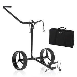 JuCad Carbon Shadow chariot manuel 2 roues, noir mat + sac de transport JTT